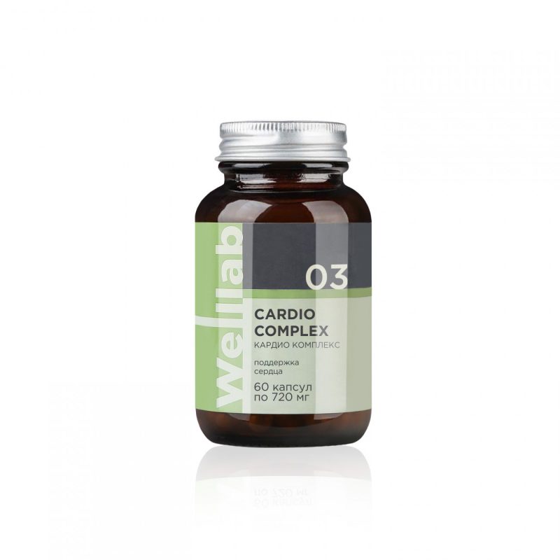 БАД для сердечно-сосудистой системы Welllab CARDIO COMPLEX, 60 капсул