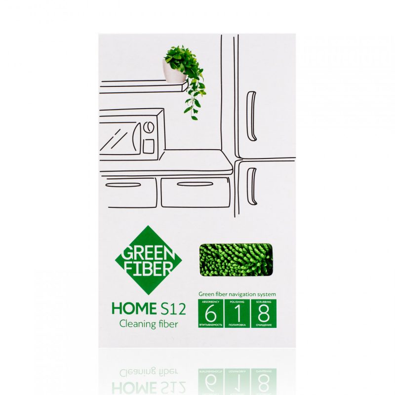 Green Fiber HOME S12, Файбер Твист, зеленый